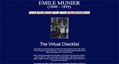 Desktop Screenshot of emilemunier.org