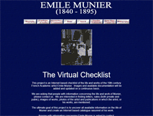 Tablet Screenshot of emilemunier.org